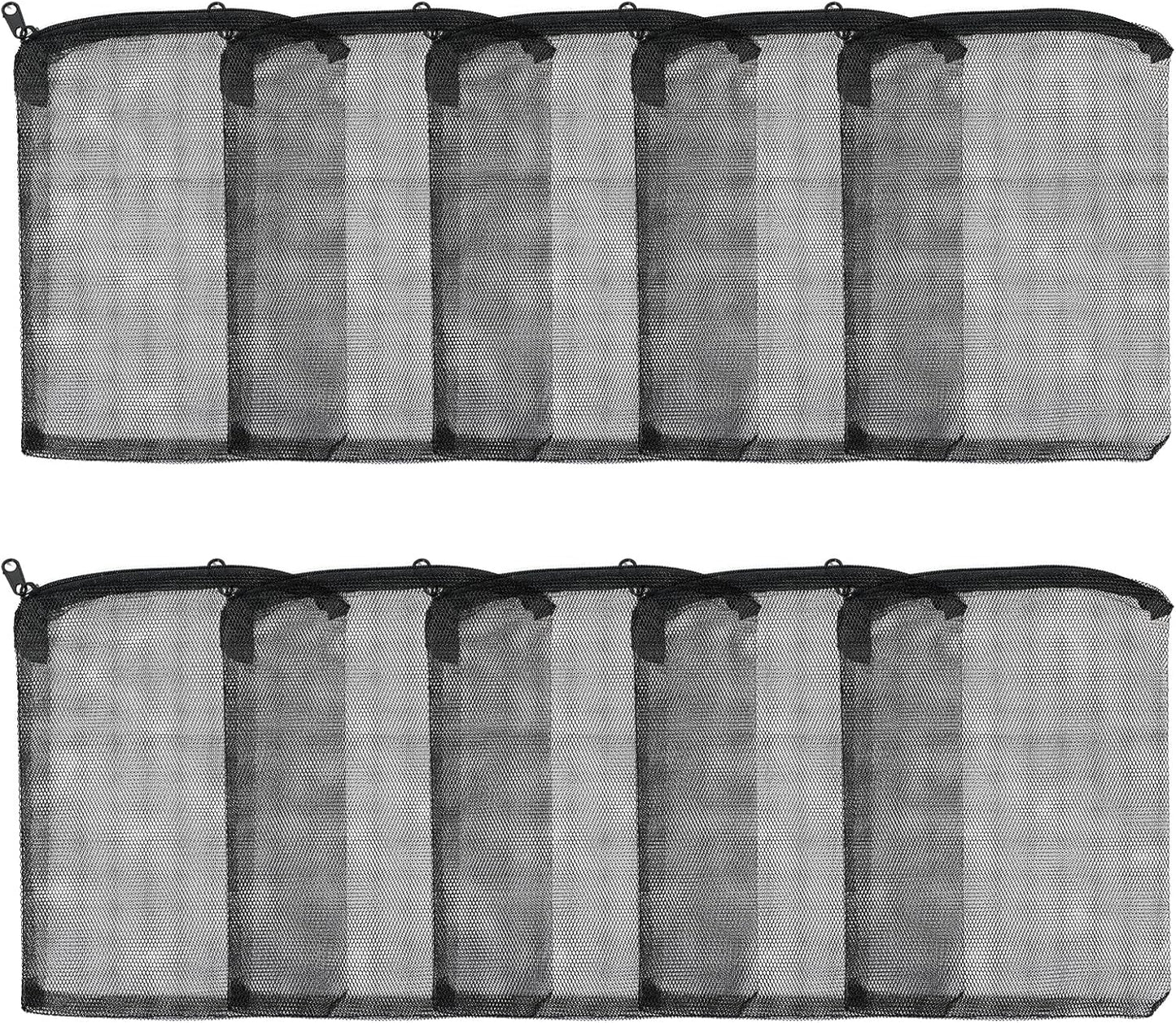 AQUANEAT aquarium filter media bags 10 pieces pack front view showing coarse mesh texture