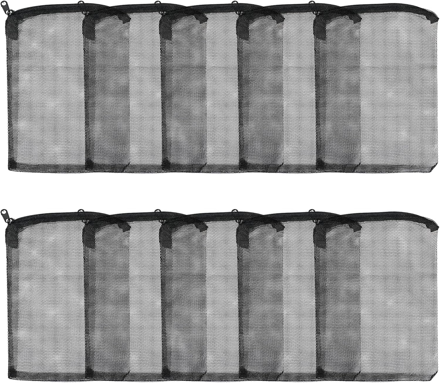 AQUANEAT aquarium filter media bags 10 pieces pack front view showing coarse mesh texture
