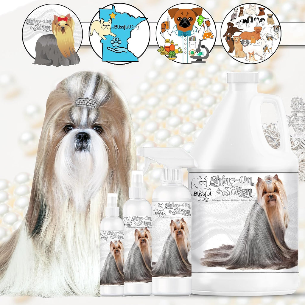 The Blissful Dog detangler spray for dog mats and tangles