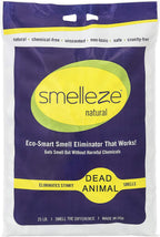 SMELLEZE Natural Dead Animal Odor Removal 2 lbs Granules: Eliminate Dead Rat, Mice, Squirrel, Chipmunk, Raccoon & Bat Smell. Safe for Indoor & Outdoor Use - Image 10