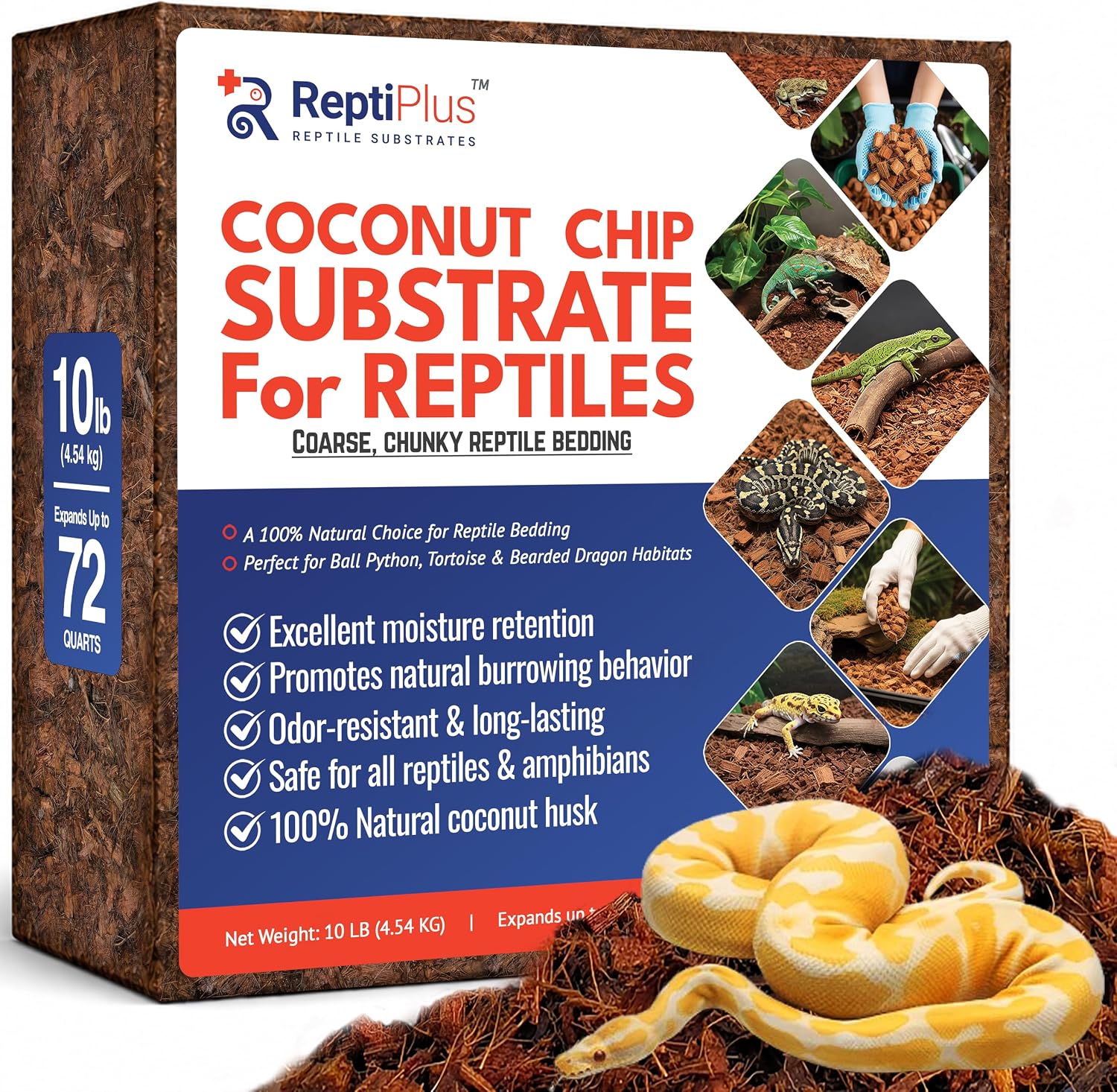 Authentic USA imported reptile bedding block for Indian pet owners