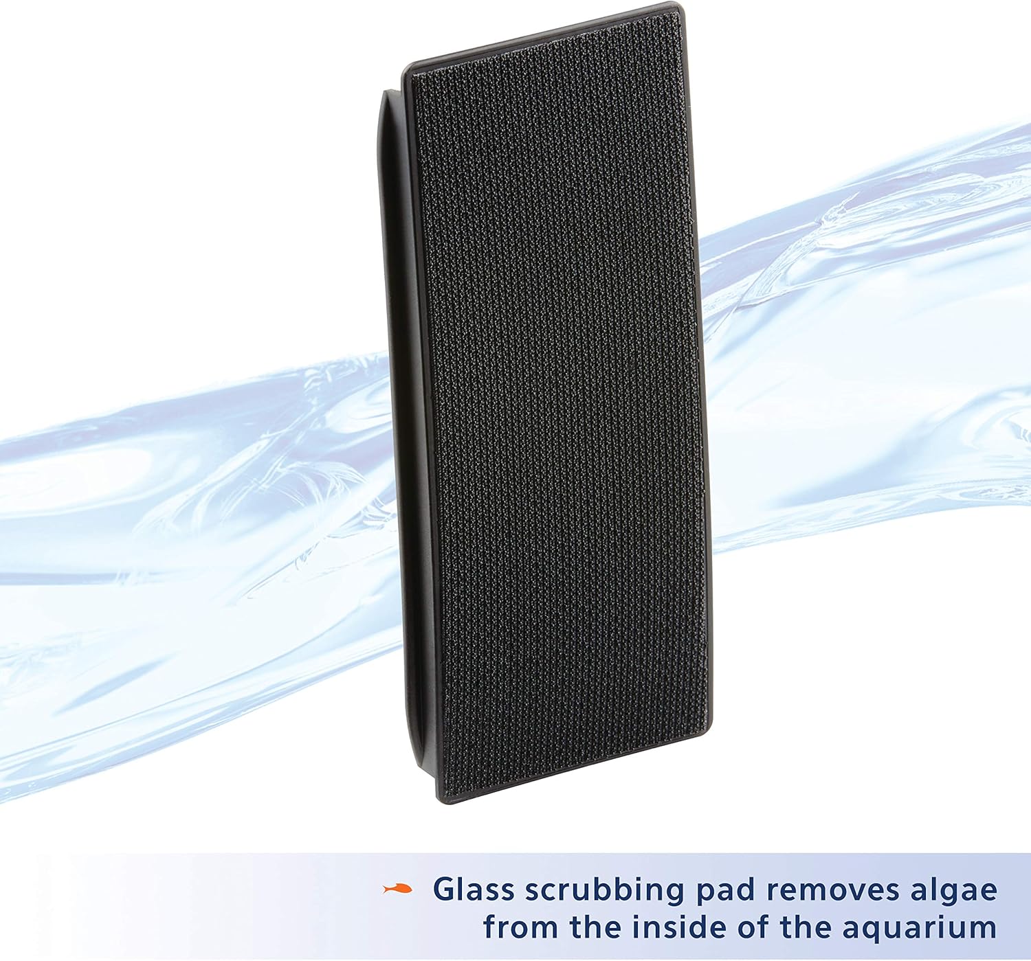 Aqueon Algae Cleaning Magnet dual surface interchangeable pads for glass and acrylic scratch free maintenance.