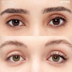 Black Brown imported waterproof mascara tube by L'Oreal Paris close up
