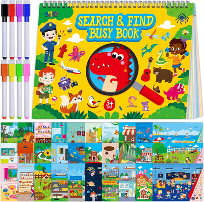 SpriteGru Search And Find Book front view showing colorful educational cover design.