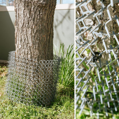 Petfolio 18 Pack Scat Mat for Cats - 8 x 6 Inch Cat Deterrent Mat with 1 Inch Spikes is A Great Cat Repellent Indoor & Outdoor to Keep Cats Away. Includes 6 Garden Staples & 10 Zip Ties (Grey) - Image 9