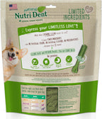 Nylabone Nutri Dent Natural Dental Chews for Dogs, Limited Ingredient Dog Treats Made in the USA, Clean Teeth & Fresh Breath, Healthy Dog Chews, Fresh Breath Flavor, For X-Small Dogs, (160 Count) - Image 9
