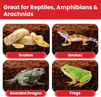 Gro-Med ReptiCare substrate packet showing suitable reptile species