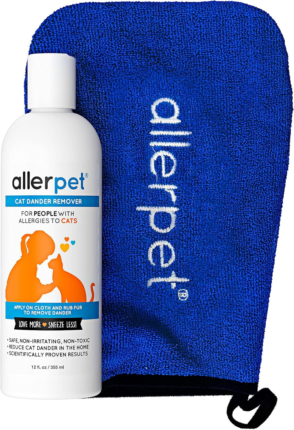 Allerpet Aloe Vera Free Cat Dander Remover - Pet Dander Allergy Relief, Natural & Safe Allergy Relief for Cats and Humans, Soothing Chamomile & Rosemary, Made in USA (12 oz) - Image 10