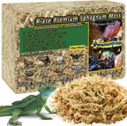 Riare 5.3OZ Premium Sphagnum Moss for Reptiles- 6QT Natural Reptile Moss Dried, Forest Live Moss for Terrarium, Frogs Snake Peat Moss Bedding for Leopard Gecko Turtle Anoles Salamanders Orchids - Image 10