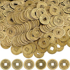 Boao Chinese Feng Shui Coins front view of antique bronze pieces
