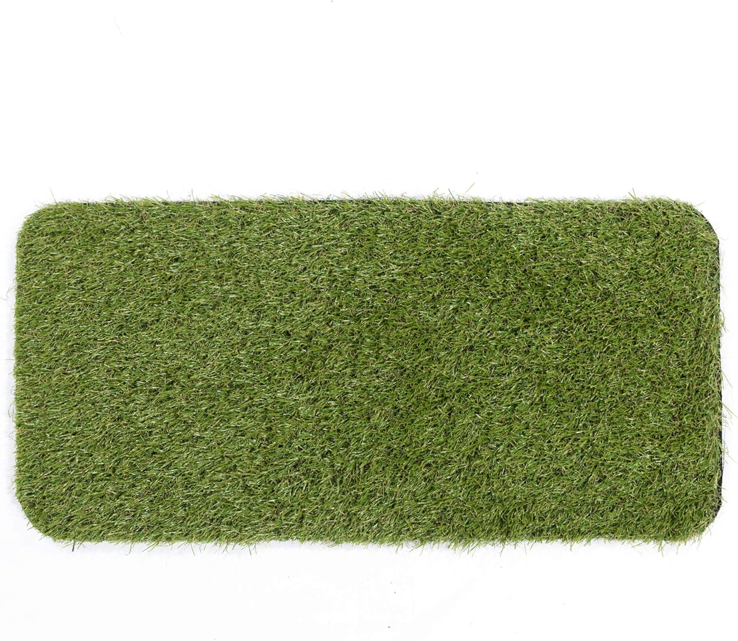 Ottomanson Artificial Grass Puppy Potty Training Pad with Tray, 15" x 30" Reusable Pee Pad for Small Pets and Dogs - Image 9