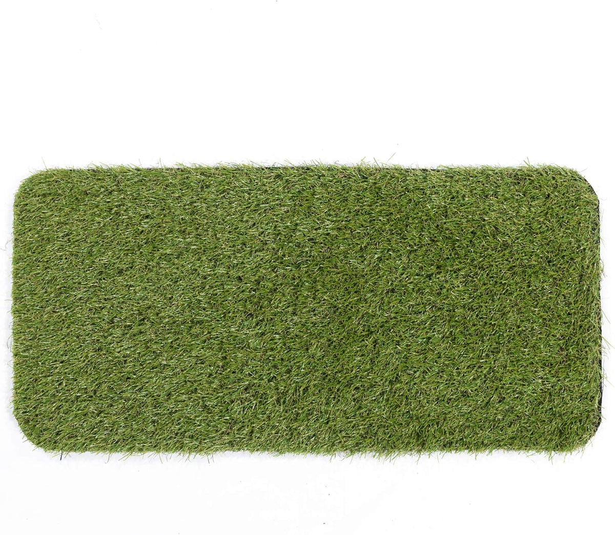 Ottomanson Artificial Grass Puppy Potty Training Pad with Tray, 15" x 30" Reusable Pee Pad for Small Pets and Dogs - Image 9