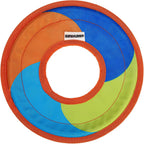 Expawlorer flying disc dog toy front view for interactive play