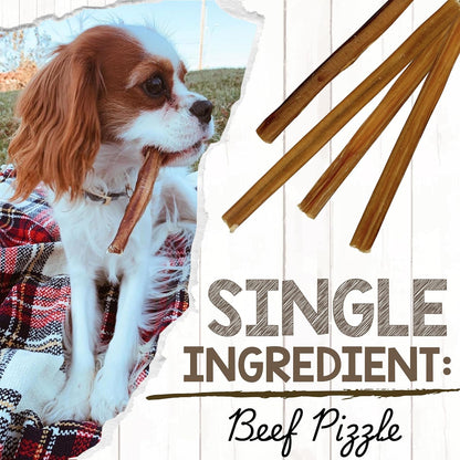 Single ingredient rawhide free long lasting bully sticks for pets