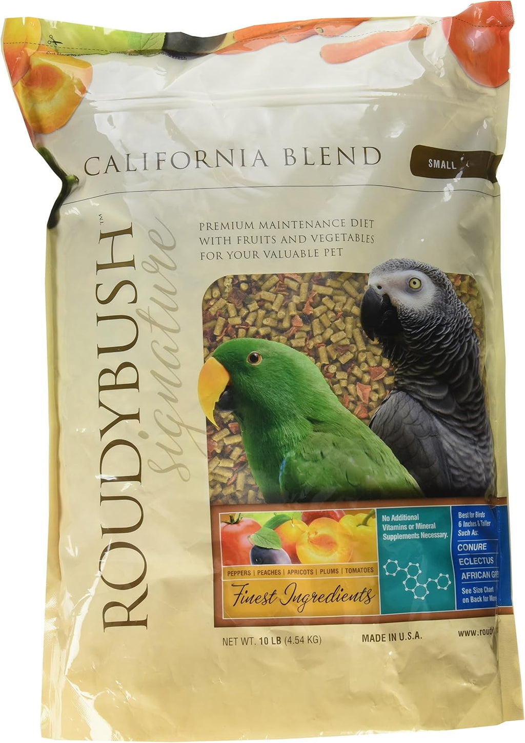 RoudyBush California Blend Bird Food, Mini Pellets, 44 oz - Image 11