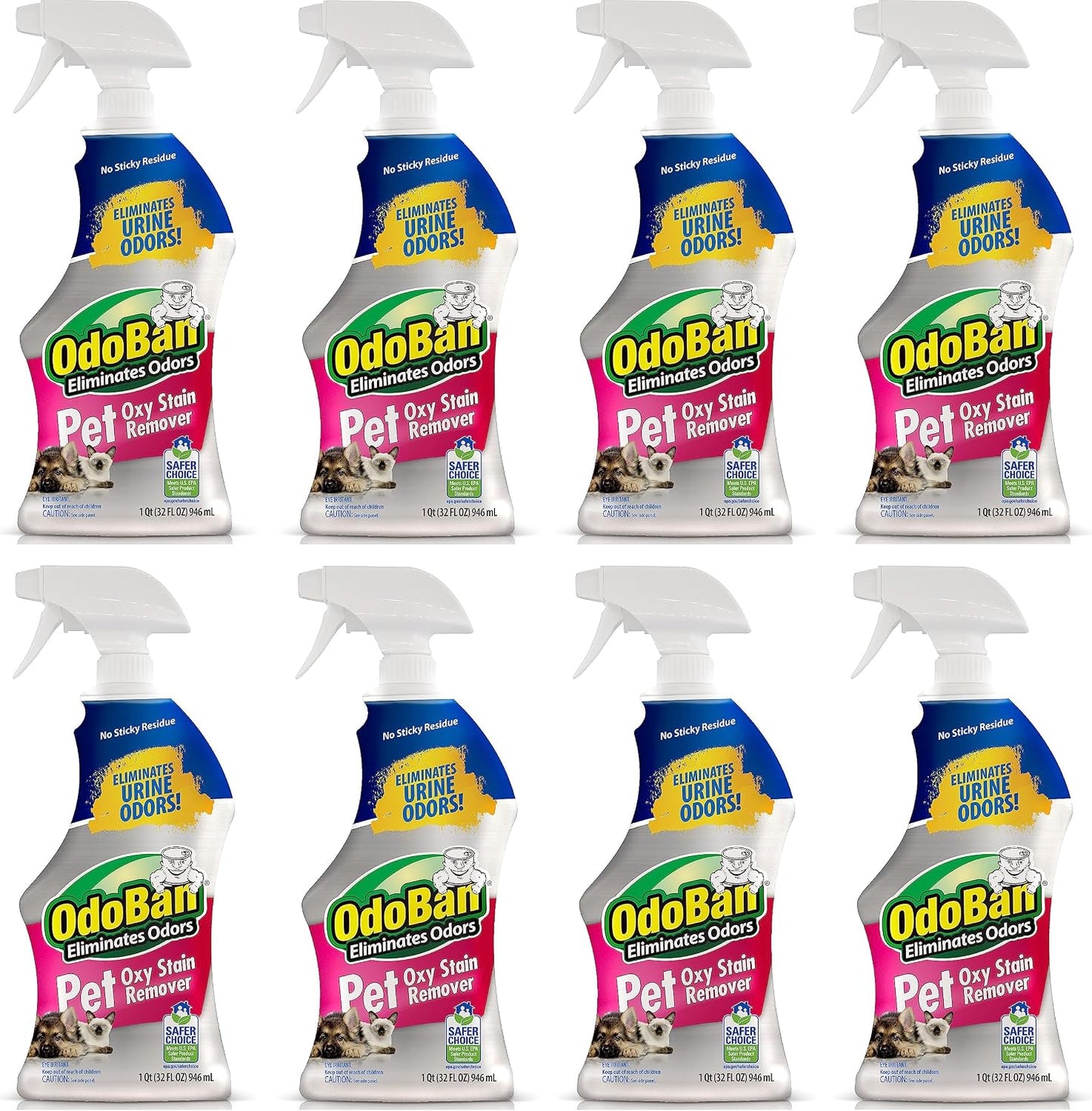 Odoban Pet Solutions Oxy Stain Remover bleach free pet odor eliminator