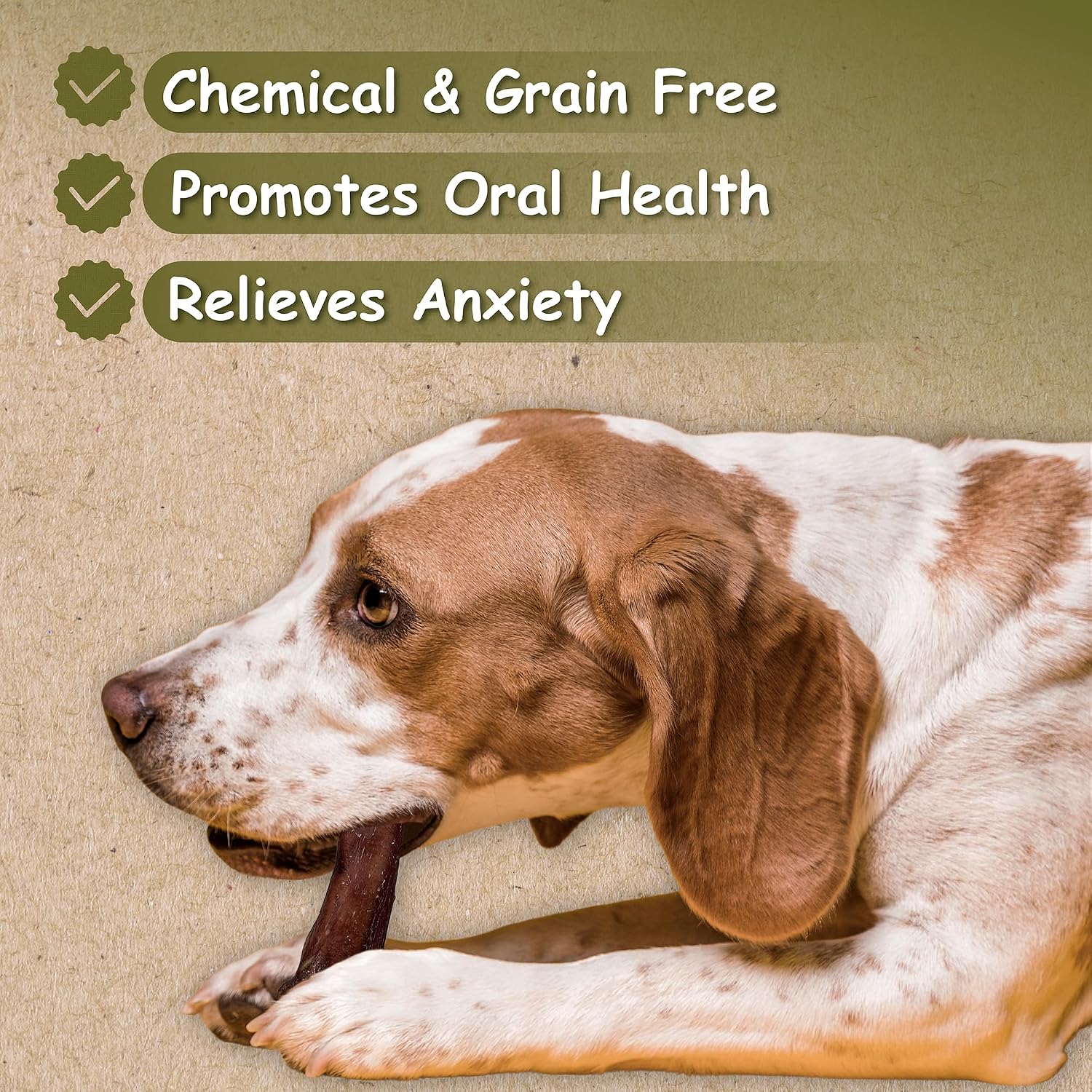 Top Dog Chews standard size rawhide free single ingredient dog chews