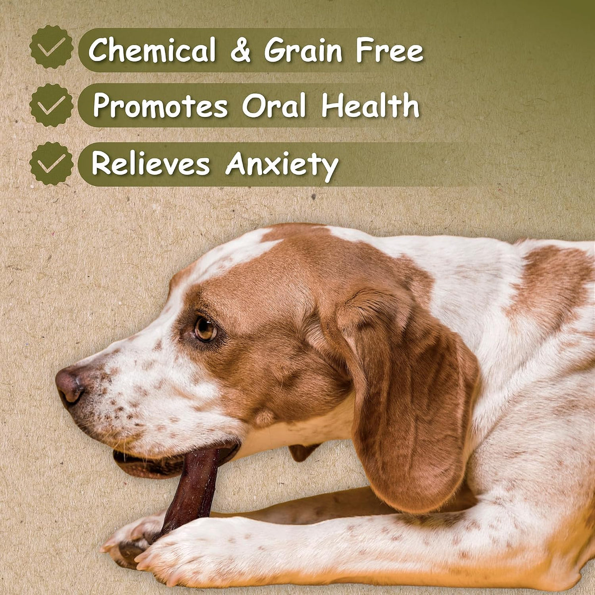 Top Dog Chews standard size rawhide free single ingredient dog chews