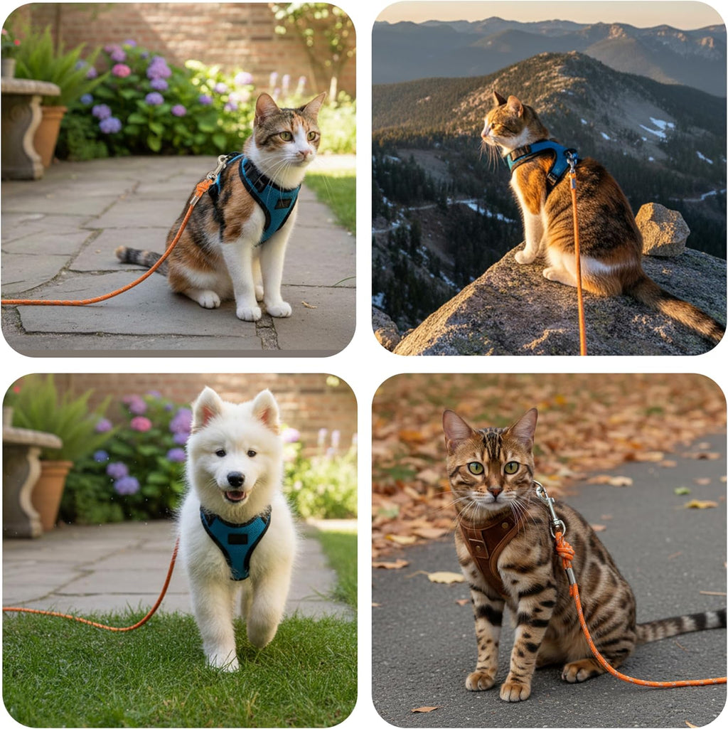 Petpmeee tangle free leash for kitten recall training