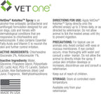 VetOne KetoHex antiseptic spray bottle in commercial setting