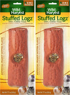 Wild Harvest Stuffed Logz authentic USA sourced pet product packaging