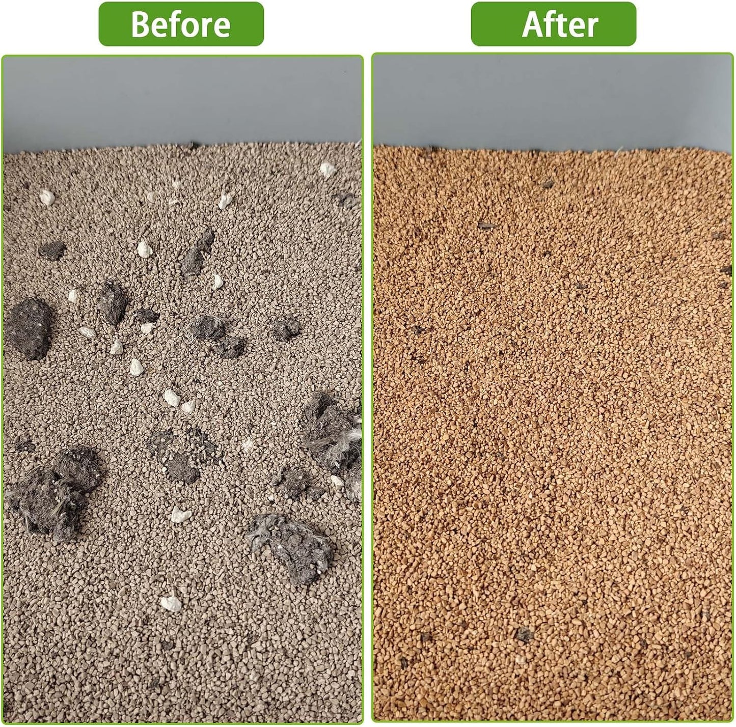 Hygienic rust proof pet substrate sifting tool for deep cleaning