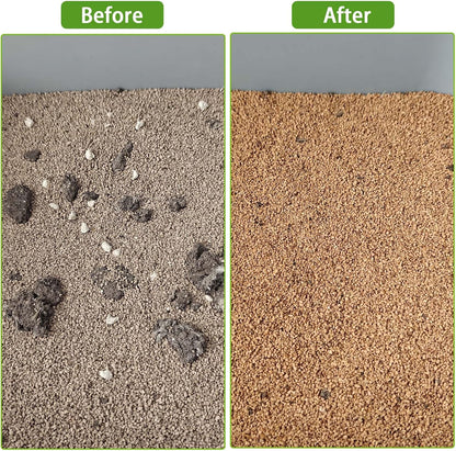 Hygienic rust proof pet substrate sifting tool for deep cleaning