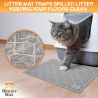 Neater Pet Brands litter trapping mat for indoor floors