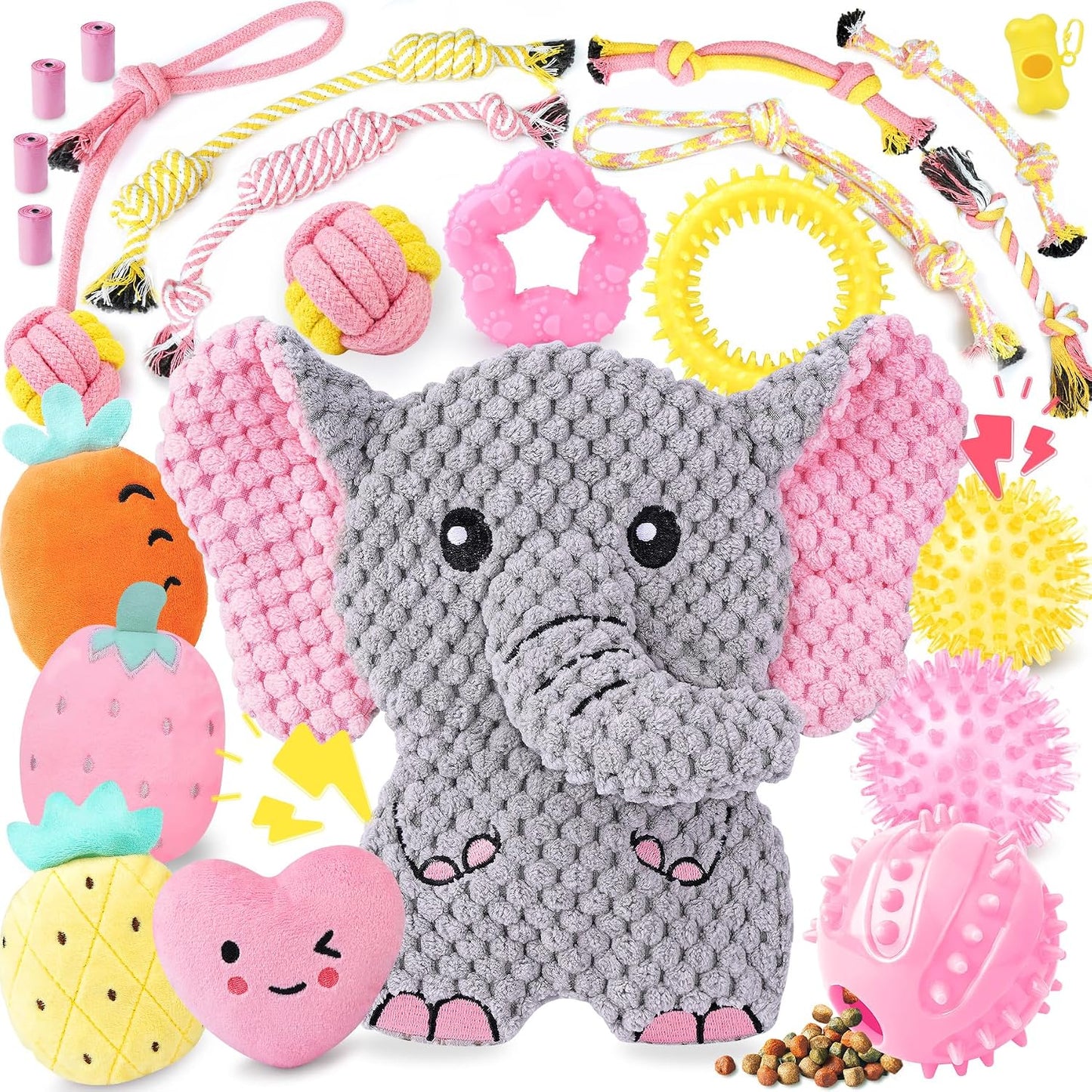 XIUGOAL small breed dog entertainment toys in a complete gift package