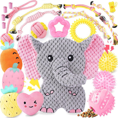 XIUGOAL small breed dog entertainment toys in a complete gift package