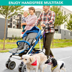 PetAmi adjustable hands free dog leash waist belt set for outdoor jogging.