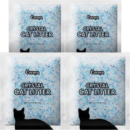 Cocoyo Crystal Cat Litter 17.2 Pounds front packaging view