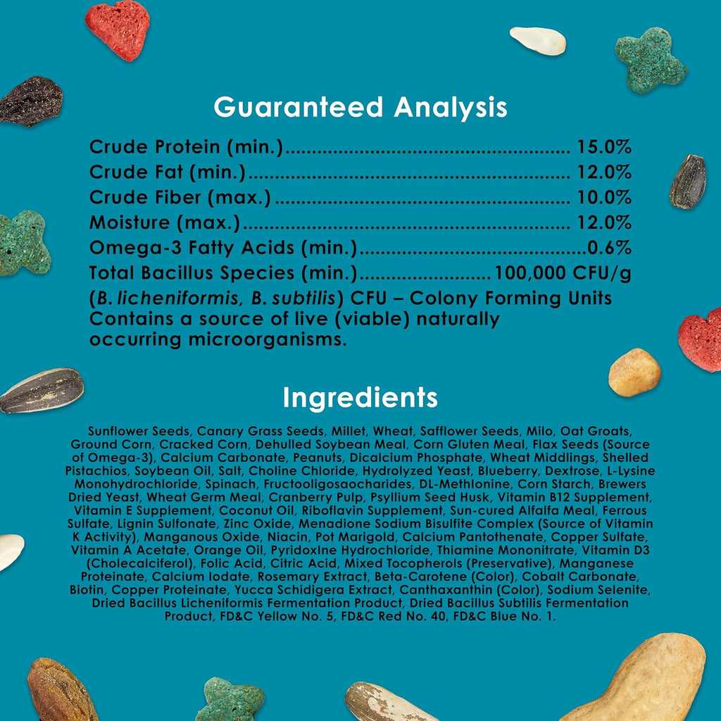 Kaytee Forti-Diet Pro Health Nourish+Protect Conure & Lovebird Food, 4 lb - Image 9