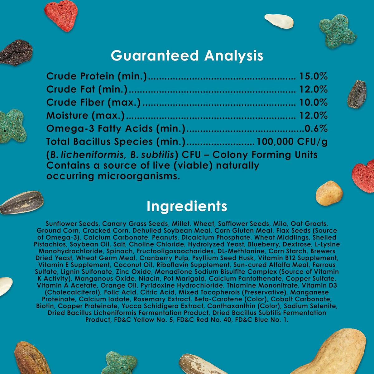 Kaytee Forti-Diet Pro Health Nourish+Protect Conure & Lovebird Food, 4 lb - Image 9
