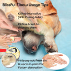 Premium dog elbow cream for rough skin protection.