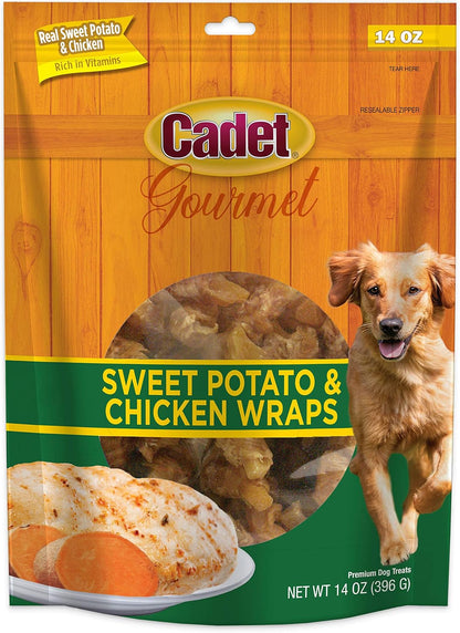 Cadet Gourmet Sweet Potato & Duck Dog Treats Wraps - Healthy & Natural Sweet Potato & Duck Dog Training Treats for Small & Large Breeds - Inspected & Tested in USA (28 oz.) - Image 11