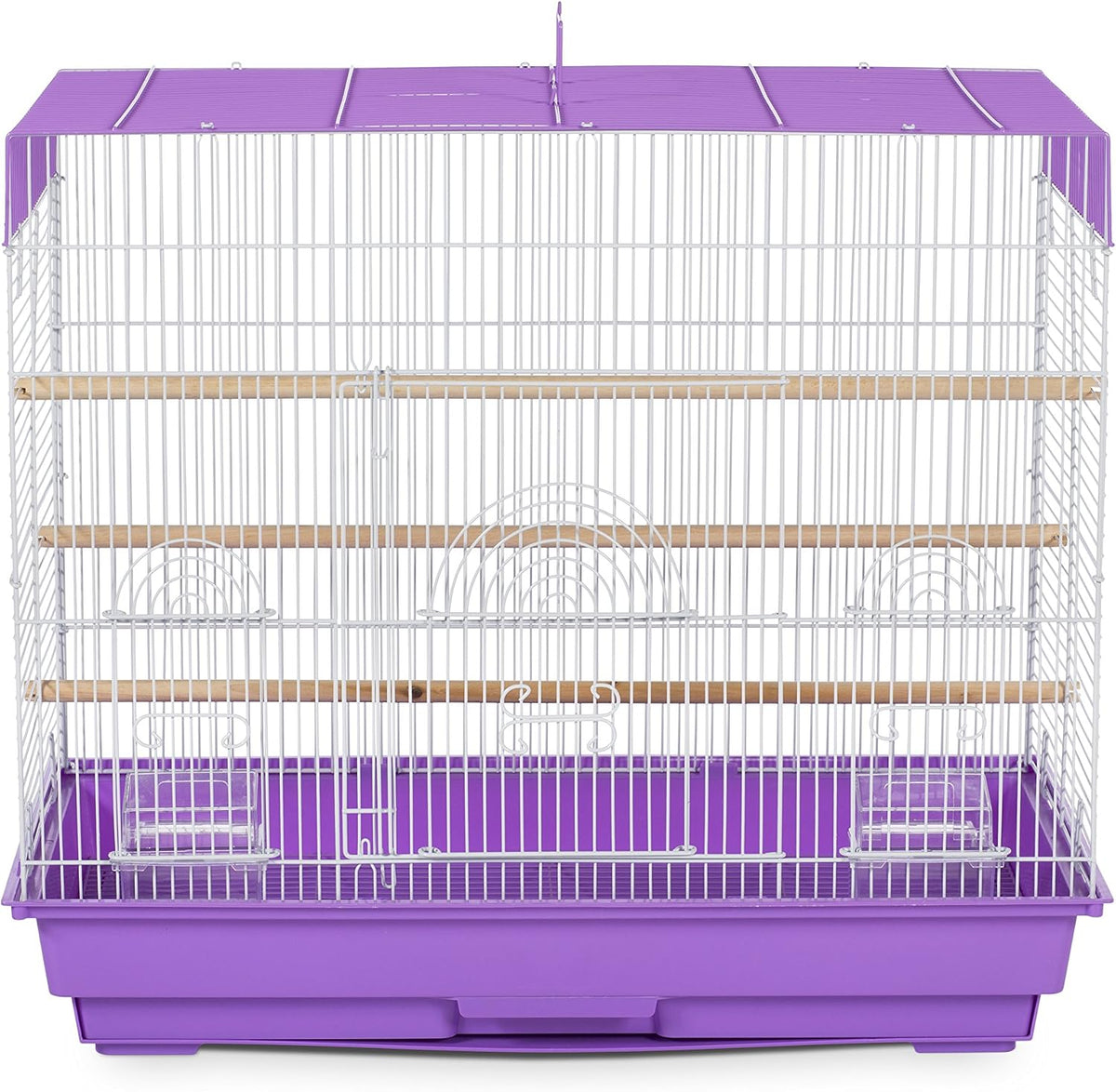 Prevue Pet Products SP1804-3 Flight Cage, Lilac/White,26" L x 14" W x 22 1/4" H - Image 2