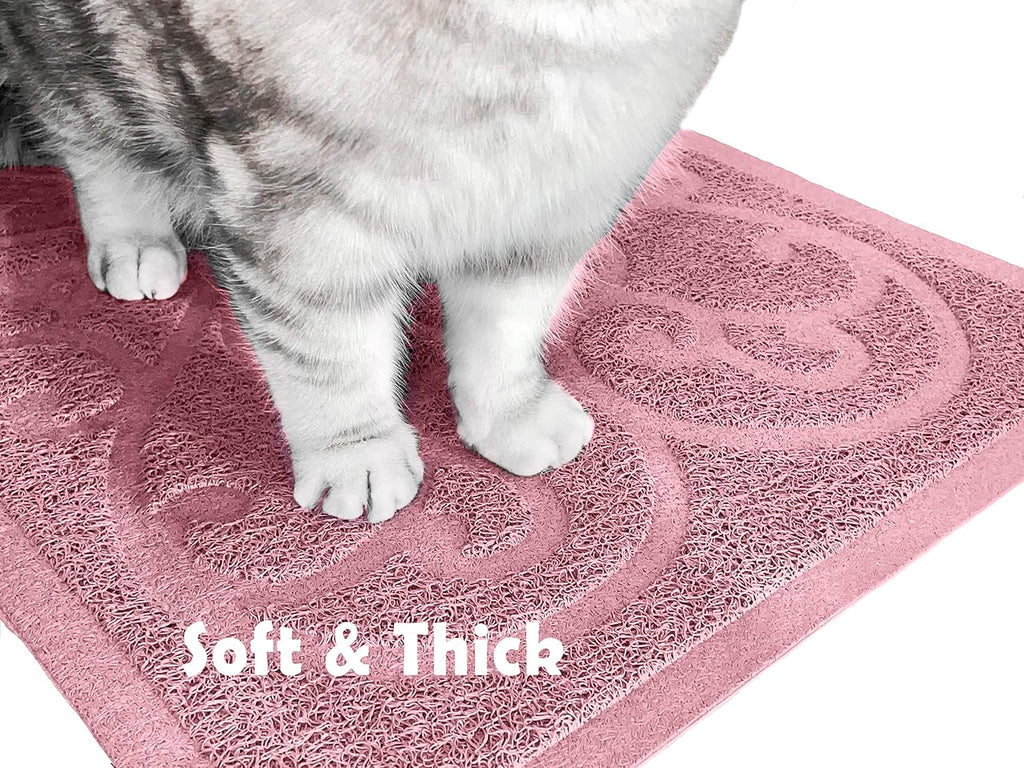 PetLike waterproof cat litter mat undergoing easy rinsing maintenance