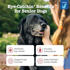 Zesty Paws dog eye care soft chews nutritional facts label