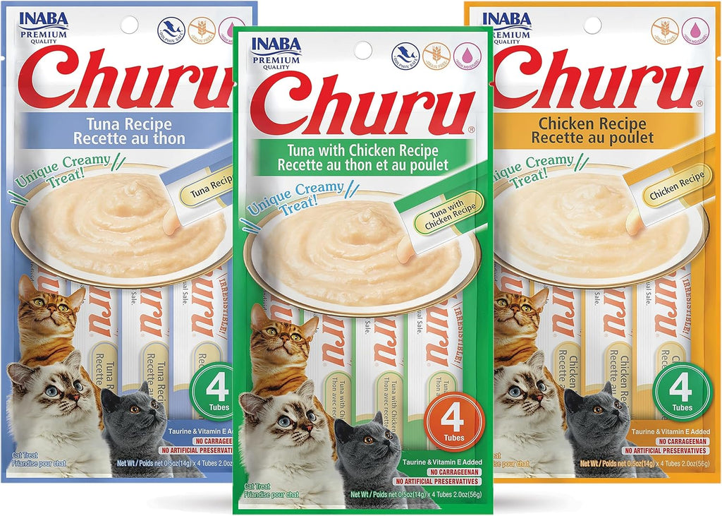 INABA Churu Lickable Pure Natural Cat Treats (Tuna and Chicken Variety Pack, 36 Tubes) - Image 10