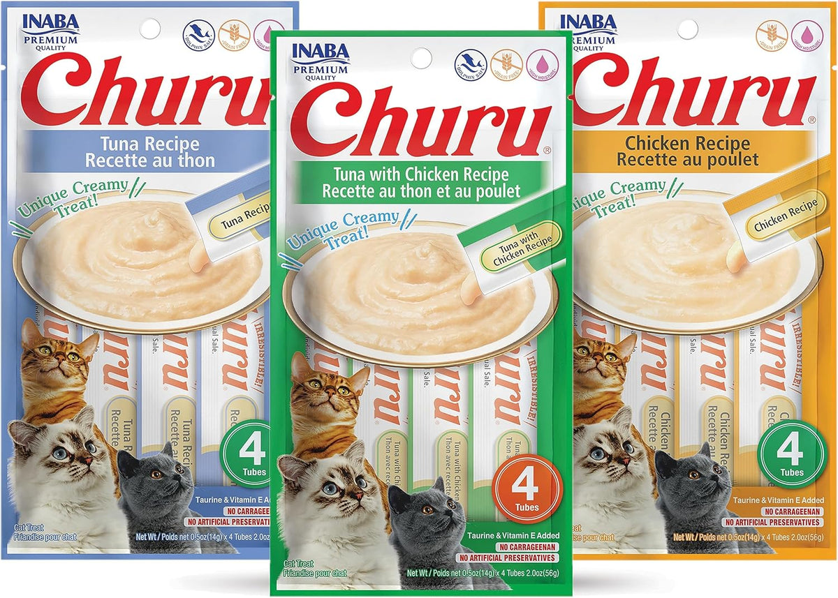 INABA Churu Lickable Pure Natural Cat Treats (Tuna and Chicken Variety Pack, 36 Tubes) - Image 10
