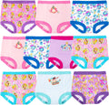 Disney Girls Princess Potty Training Pants and Panty multipack front view showing toddler underwear pack.