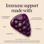 Nature's Way Sambucus Elderberry Gummies for Immune Support* Ages 4+, 60 ct - Image 2