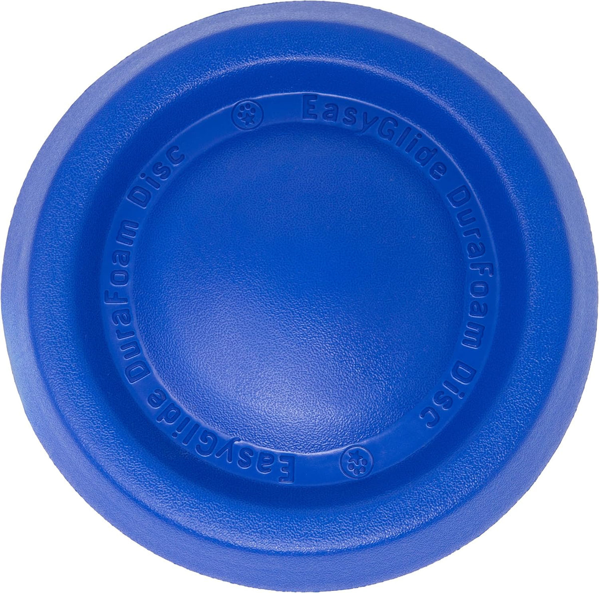 Starmark Easy Glide DuraFoam Flying Disc front view blue