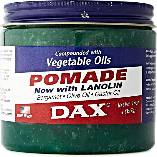 DAX Pomade 14 Ounce front view authentic hair grease jar
