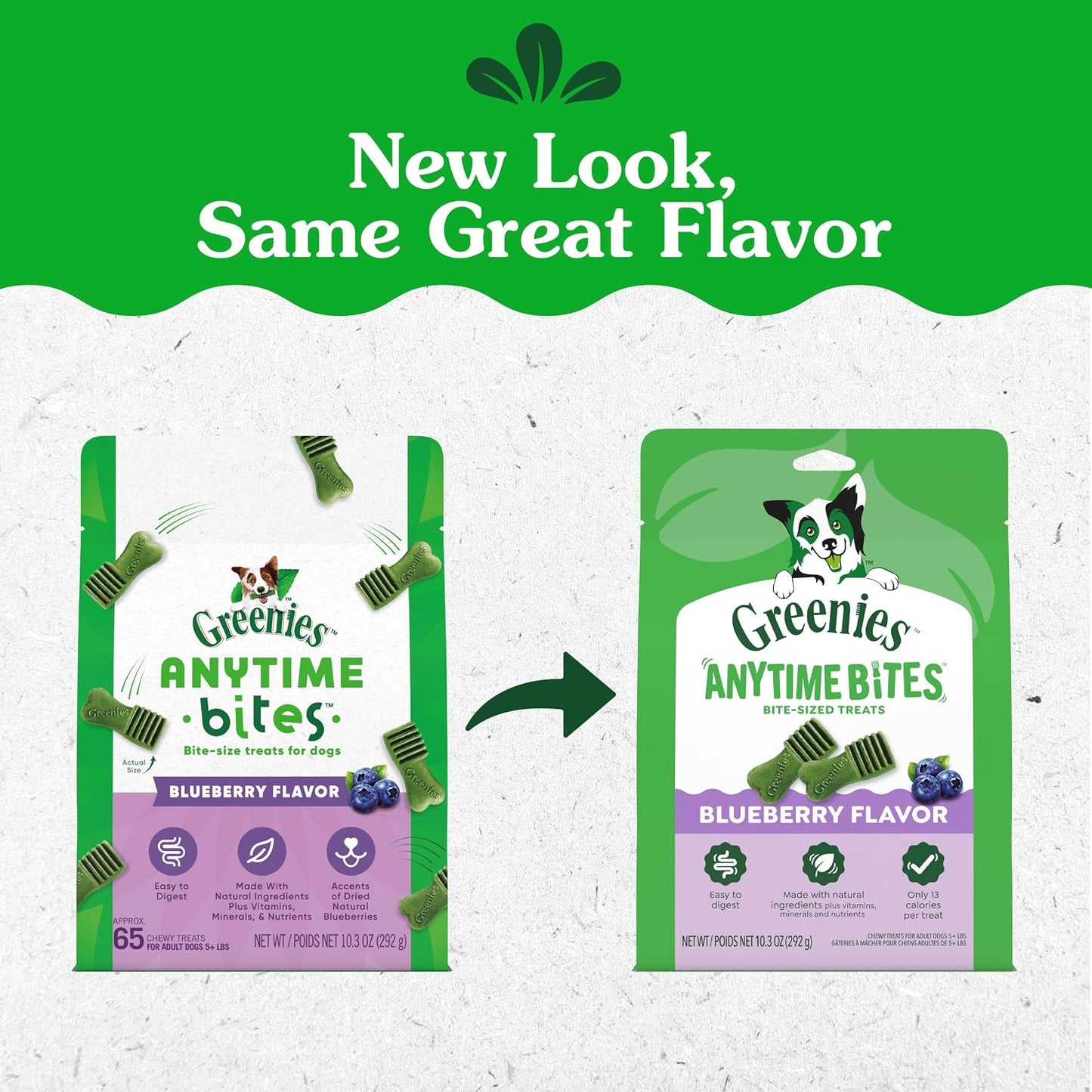 Greenies low calorie bite size dog training rewards bag