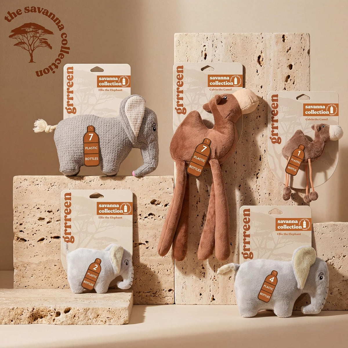 Machine washable plush dog toy by Grrreen