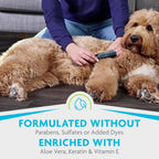 Moisturizing FURminator leave in coat conditioner for long haired dogs