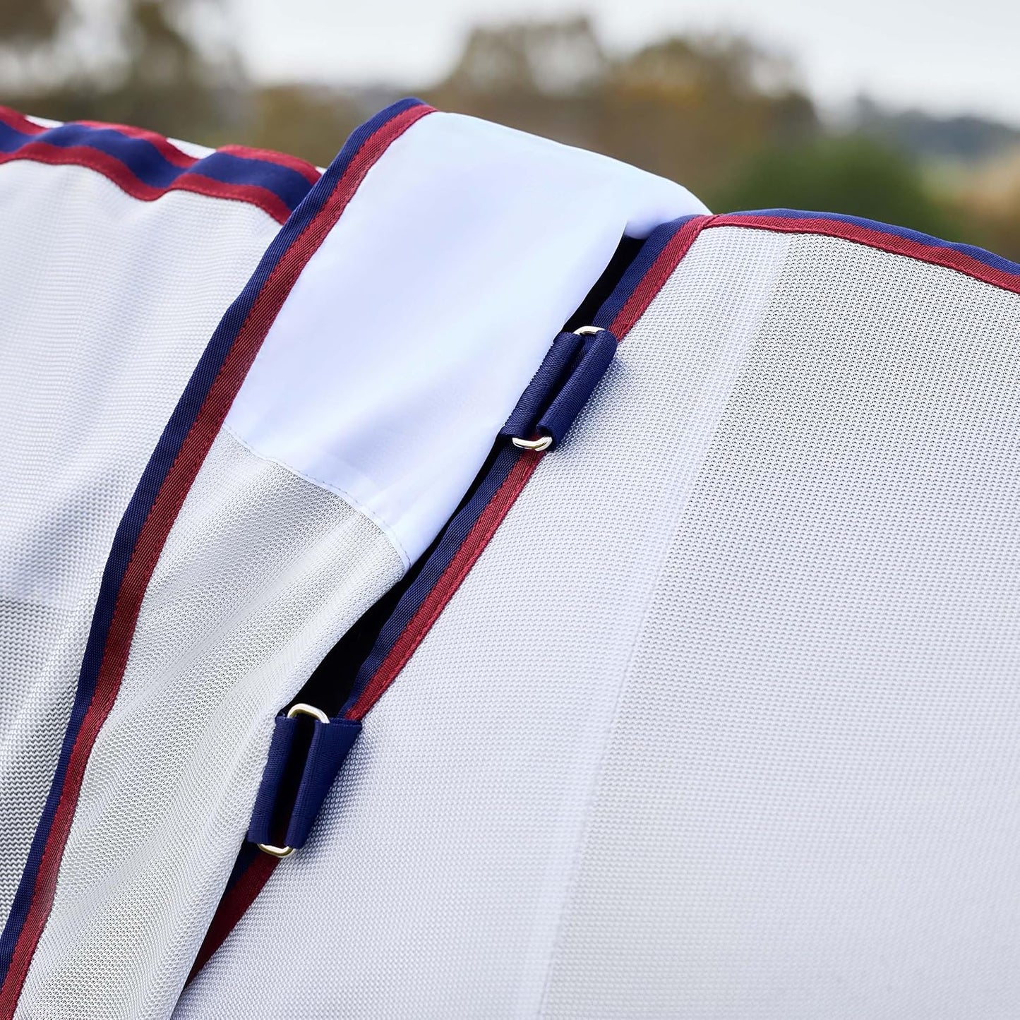WeatherBeeta Detach-A-Neck fly sheet removable neck cover attachment system