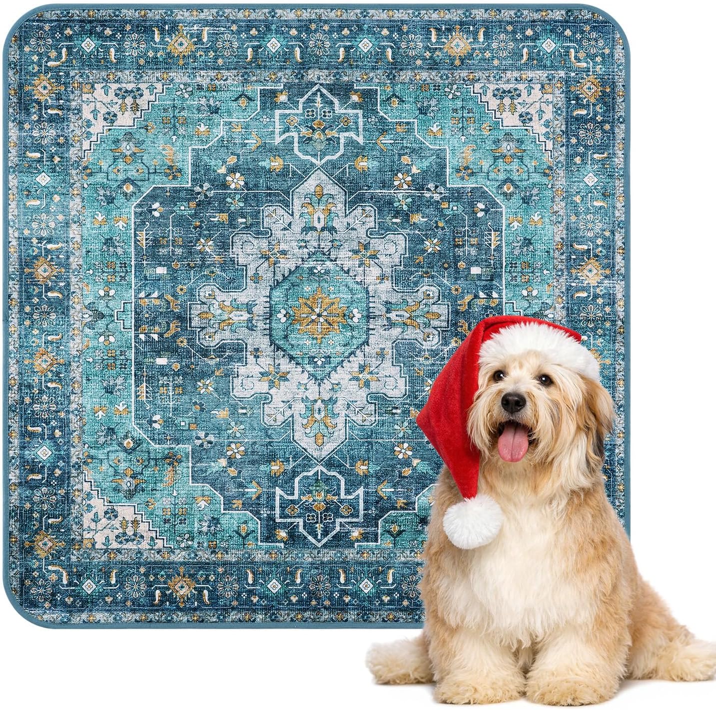 Lahome Reusable Washable Puppy Pads - 2 Pack Super Absorbent & Waterproof Dog Training Mats for Potty, Crate and Floor - Leakproof Pee Pads with Non-Slip Backing (Gray, 36"x48") - Image 10
